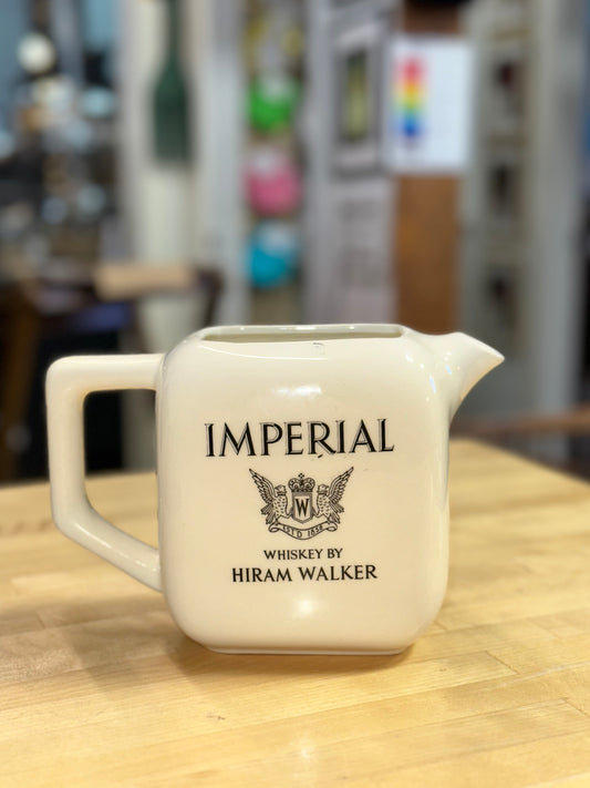 Imperial Whiskey by Hiram Walker Pitcher/Creamer