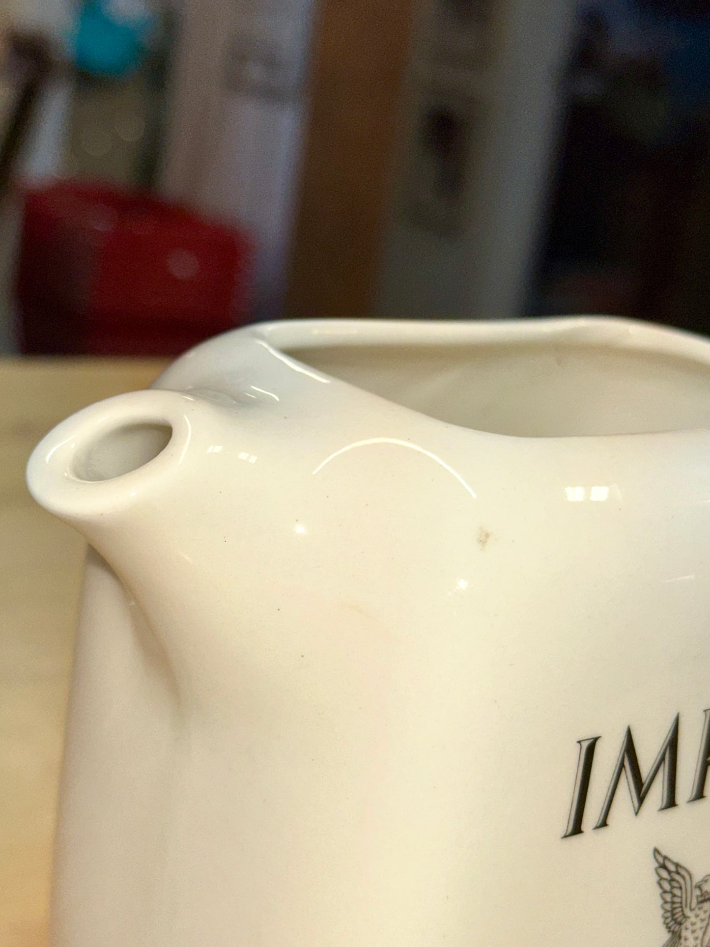 Imperial Whiskey by Hiram Walker Pitcher/Creamer