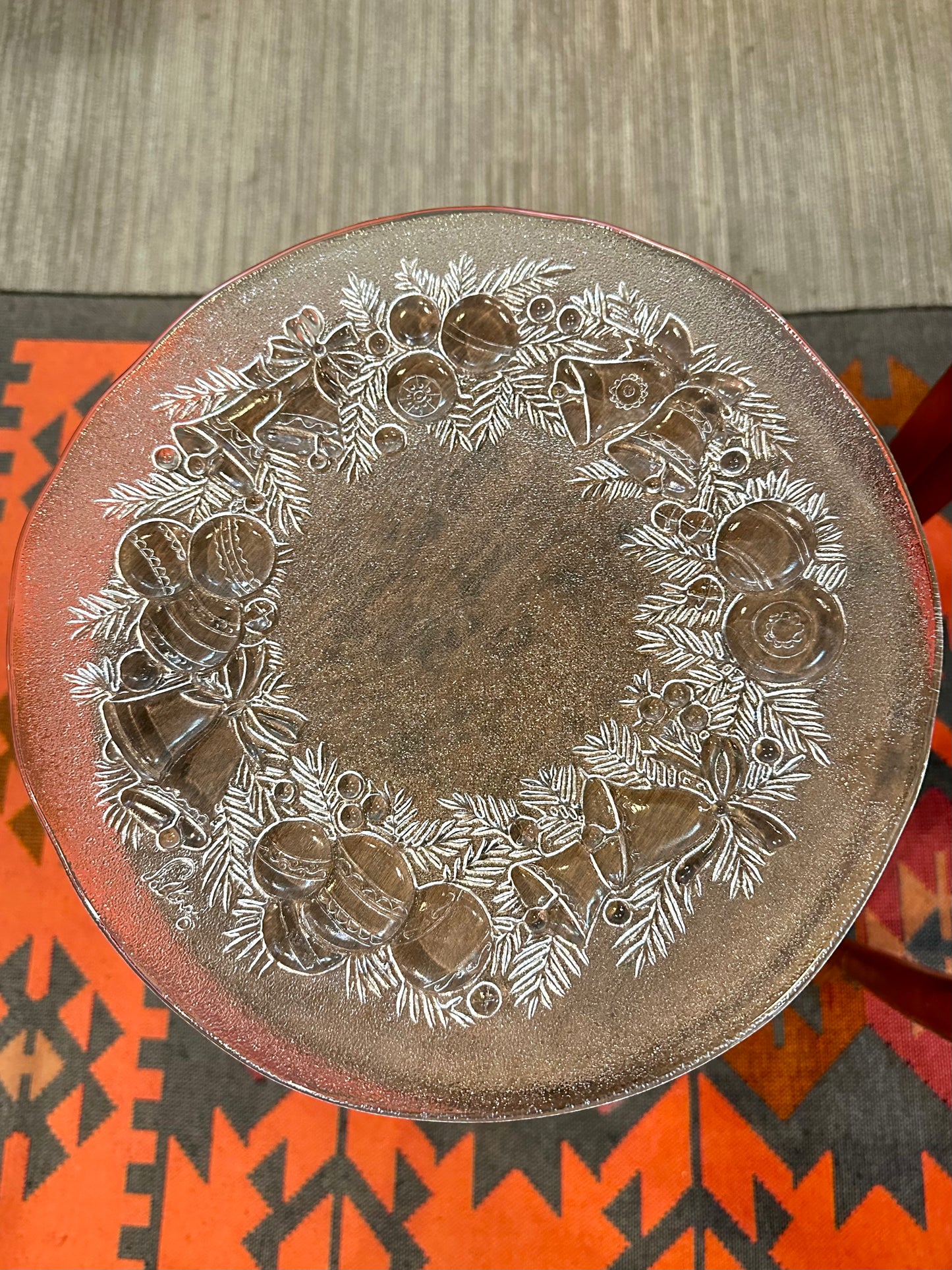 Vintage Christmas Serving Platter