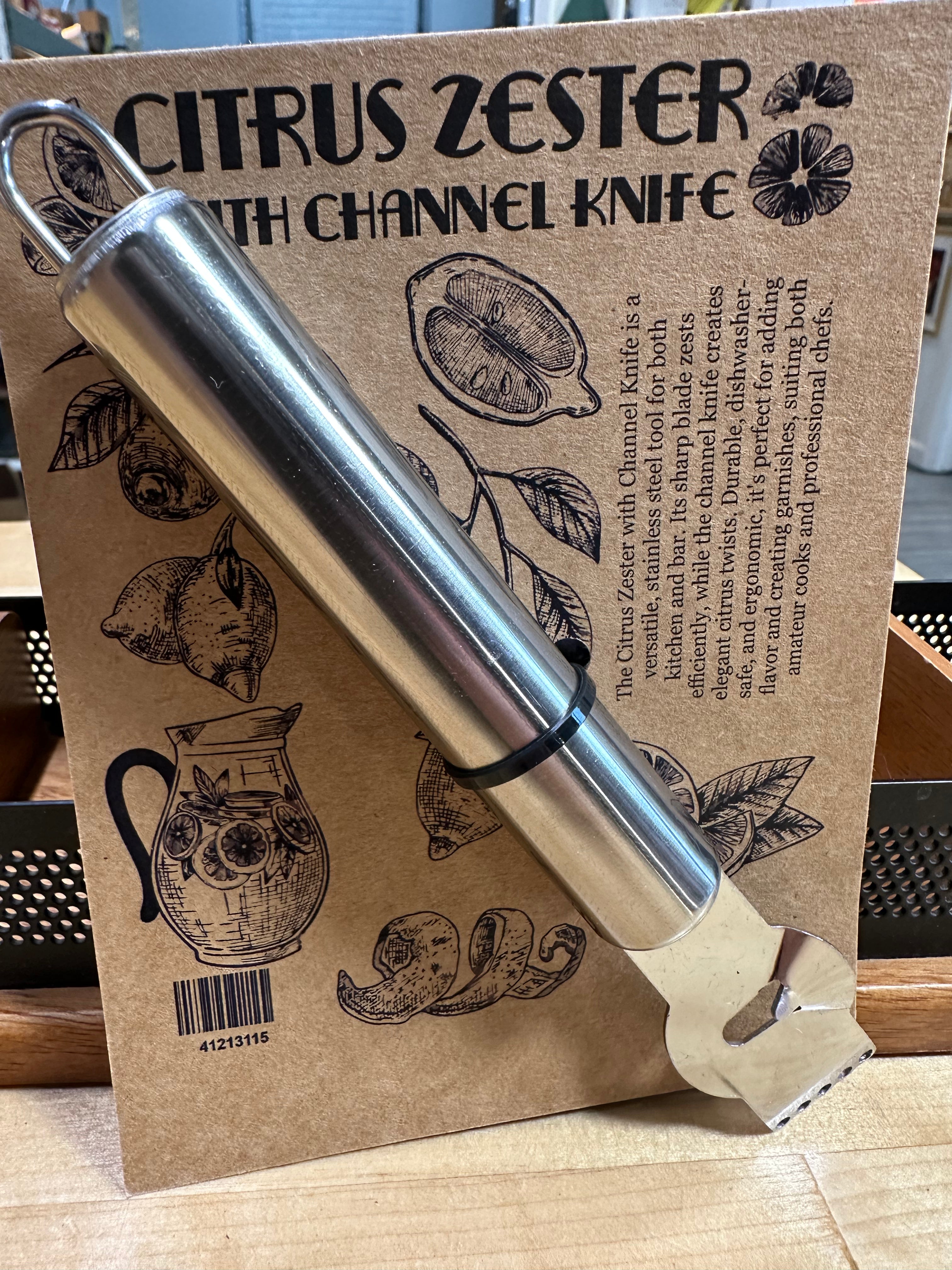 Citrus Zester with Channel Knife – Terra Americana