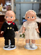 2001 Campbell's Kids Special Edition Millennium Issue Bride & Groom Dolls