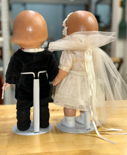 2001 Campbell's Kids Special Edition Millennium Issue Bride & Groom Dolls