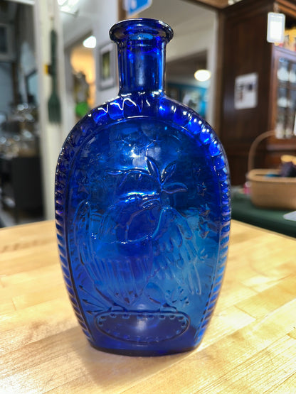 Set of 3 General Washington Commemorative Bottles – Patriotic Reproduction Flasks & Bust Bottle