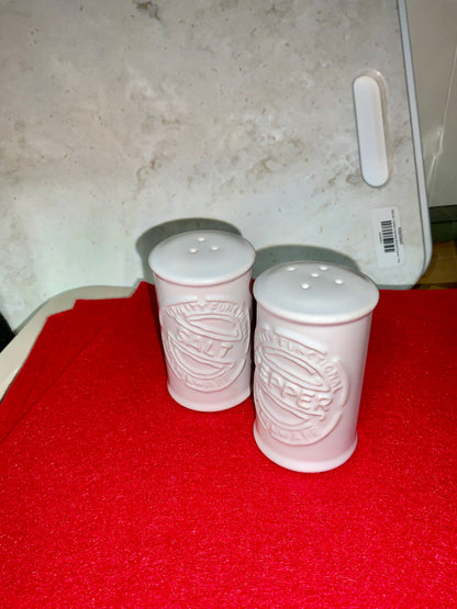 Vintage Salt & Pepper Shakers Kitchen Stove Ceramic Set