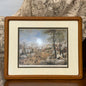 Framed Vintage Reproduction of "Winter Landscape with a Bird Trap" After Pieter Brueghel the Younger