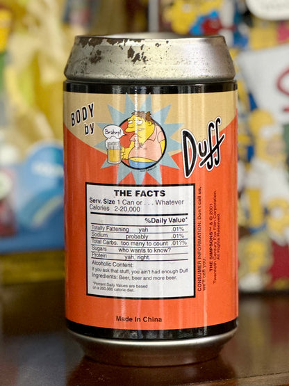The Simpsons Duff Beer Can - Pop Culture Collectible