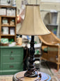 Classic Black Table Lamp with Cream Shade