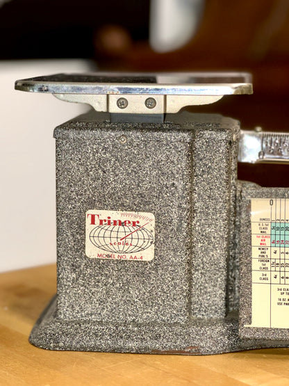 Vintage Triner Air Mail Postal Scale – Mid-20th Century Mechanical Letter Balance