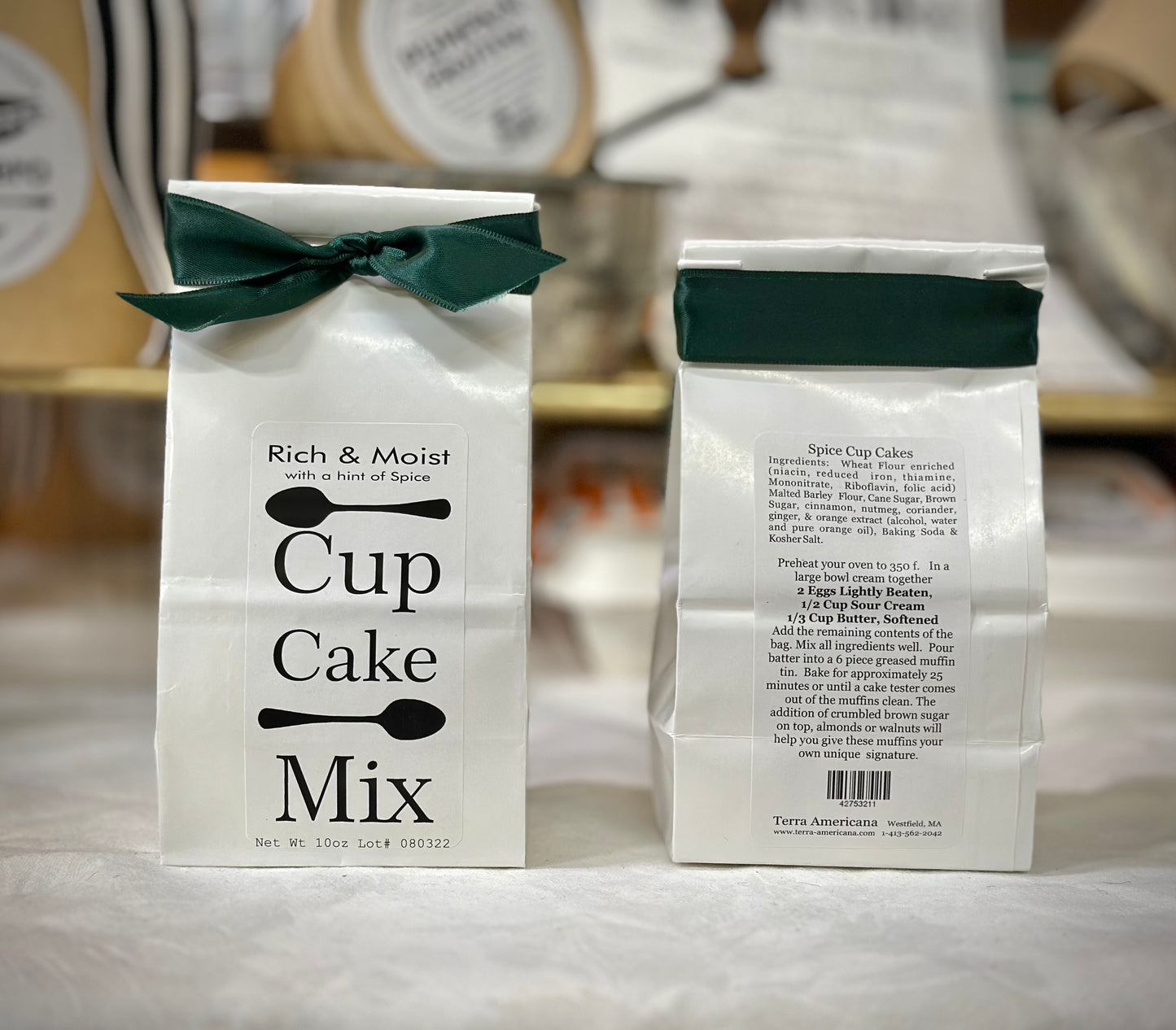 Cupcake Mixes - Chocolate, Vanilla, Spice, Rainbow, GF Chocolate