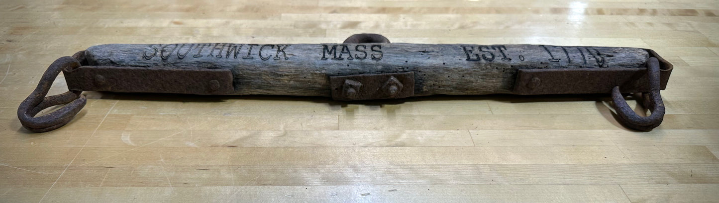 Southwick Mass Hanging Wooden Sign