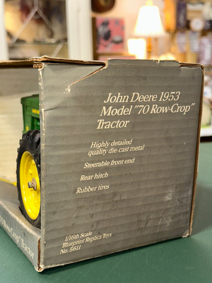 John Deere 1953 Model “70 Row-Crop” Die-cast Tractors
