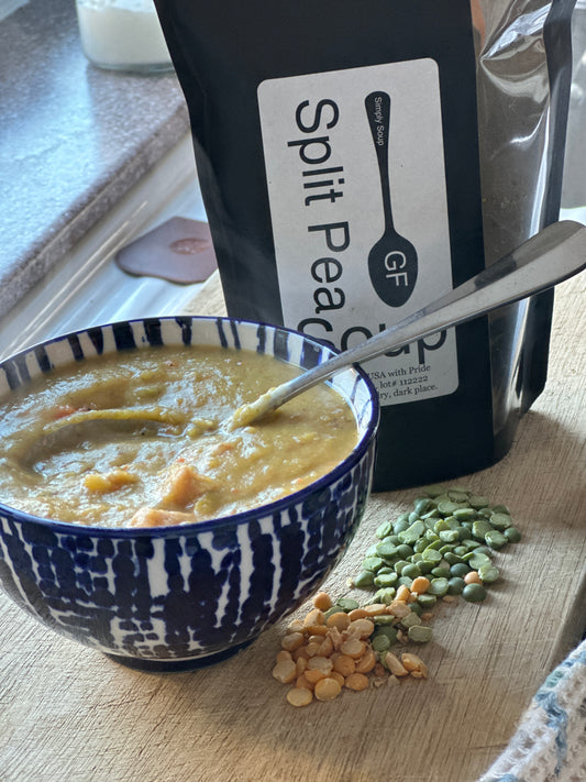 Simply Soup - Split Pea, Basic Bean, Lentil and Barley, and Portuguese Bean Soup