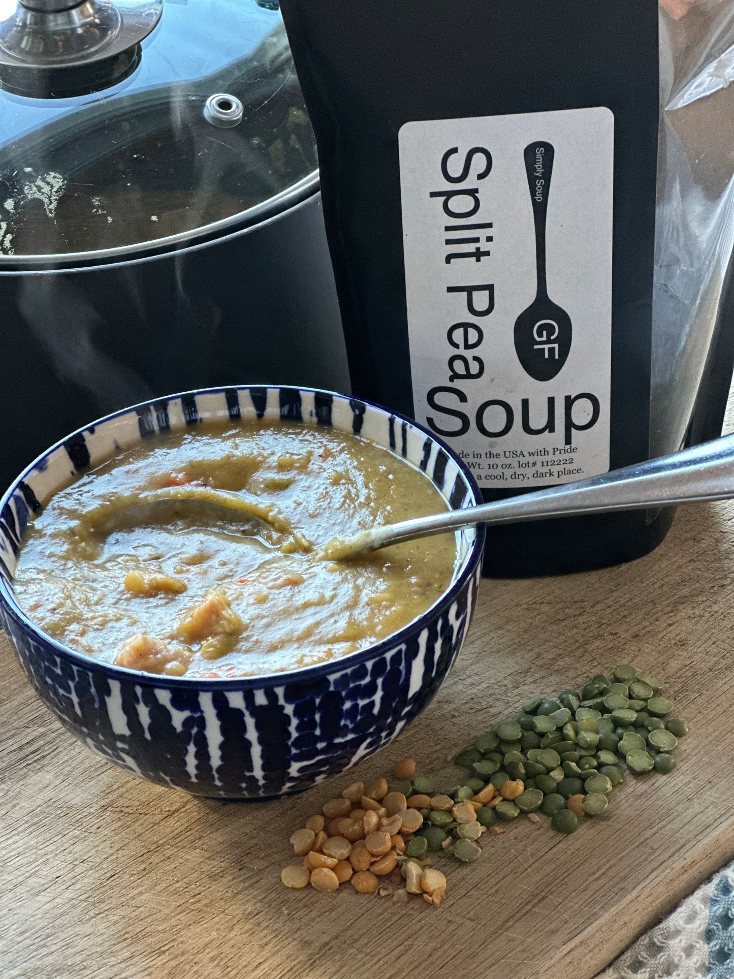 Simply Soup - Split Pea, Basic Bean, Lentil and Barley, and Portuguese Bean Soup