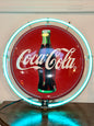Vintage Coca-Cola Neon Wall Sign – Classic 1998 Light-Up Coke Bottle Display