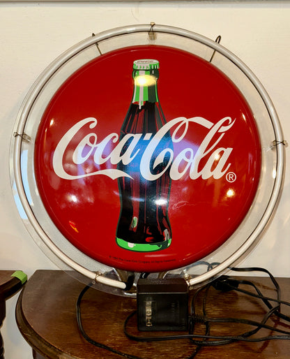 Vintage Coca-Cola Neon Wall Sign – Classic 1998 Light-Up Coke Bottle Display