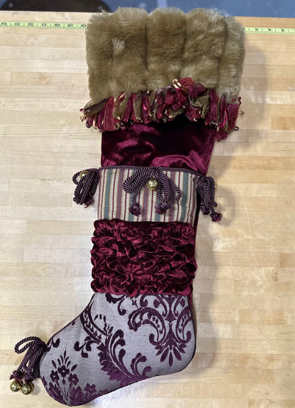 Antique Serendipity Holiday Stocking