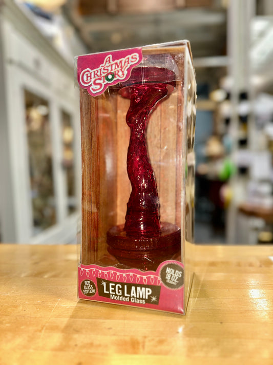 A Christmas Story Red Glass Leg Lamp - Limited Edition