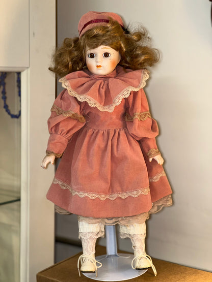 Porcelain Doll "Heather" By Americas Porcelain Heritage Mint LTD