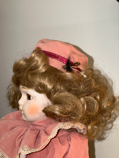 Porcelain Doll "Heather" By Americas Porcelain Heritage Mint LTD