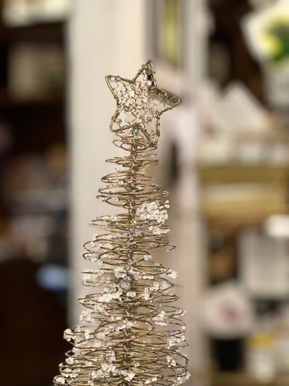 Handcrafted Wire Christmas Tree