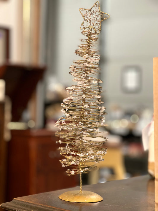 Handcrafted Wire Christmas Tree