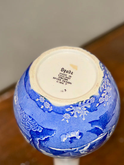Spode Italian Design Blue & White Porcelain Bud Vase