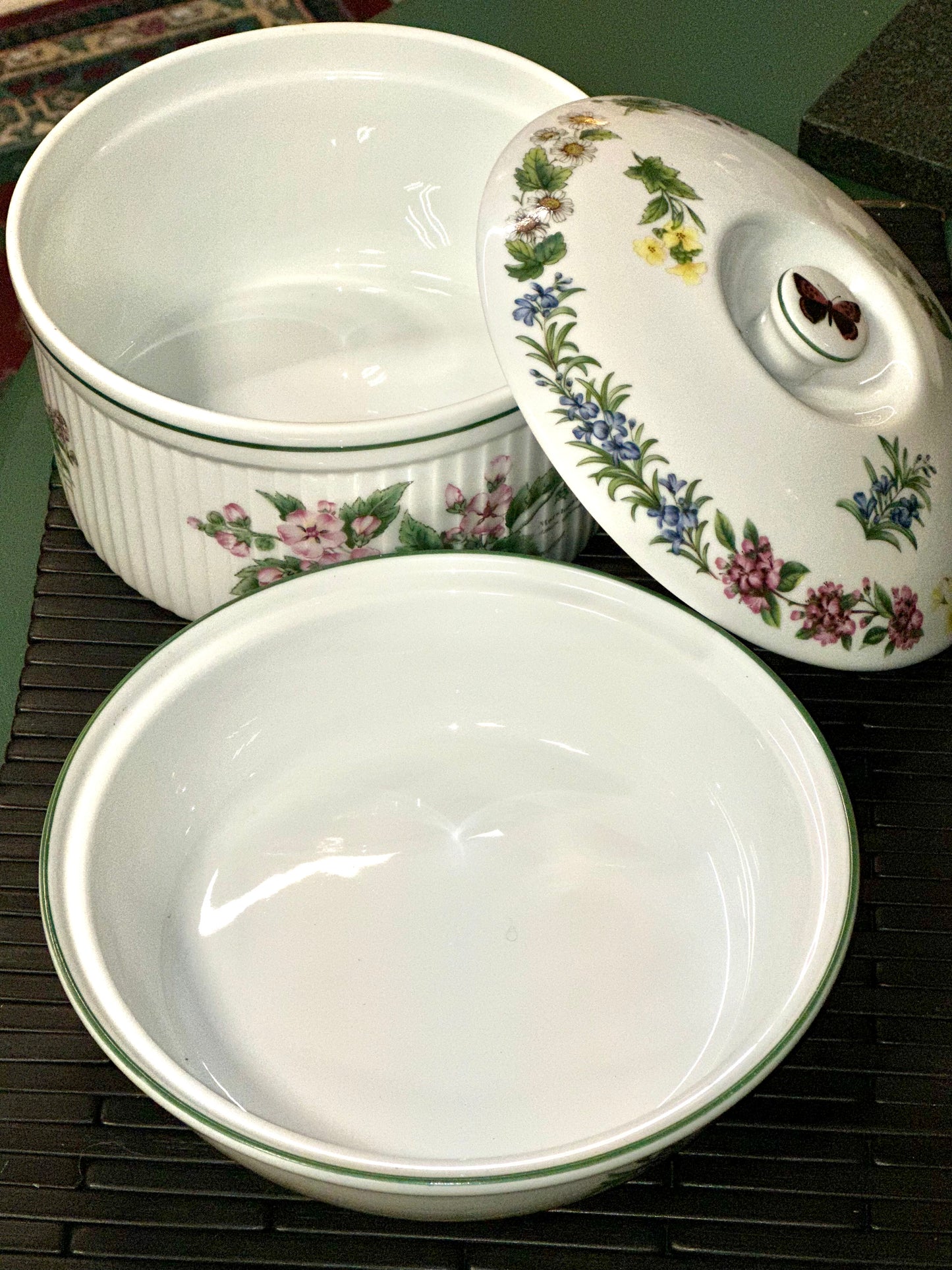 Royal Worcester “Herbs” Covered Casserole Dish