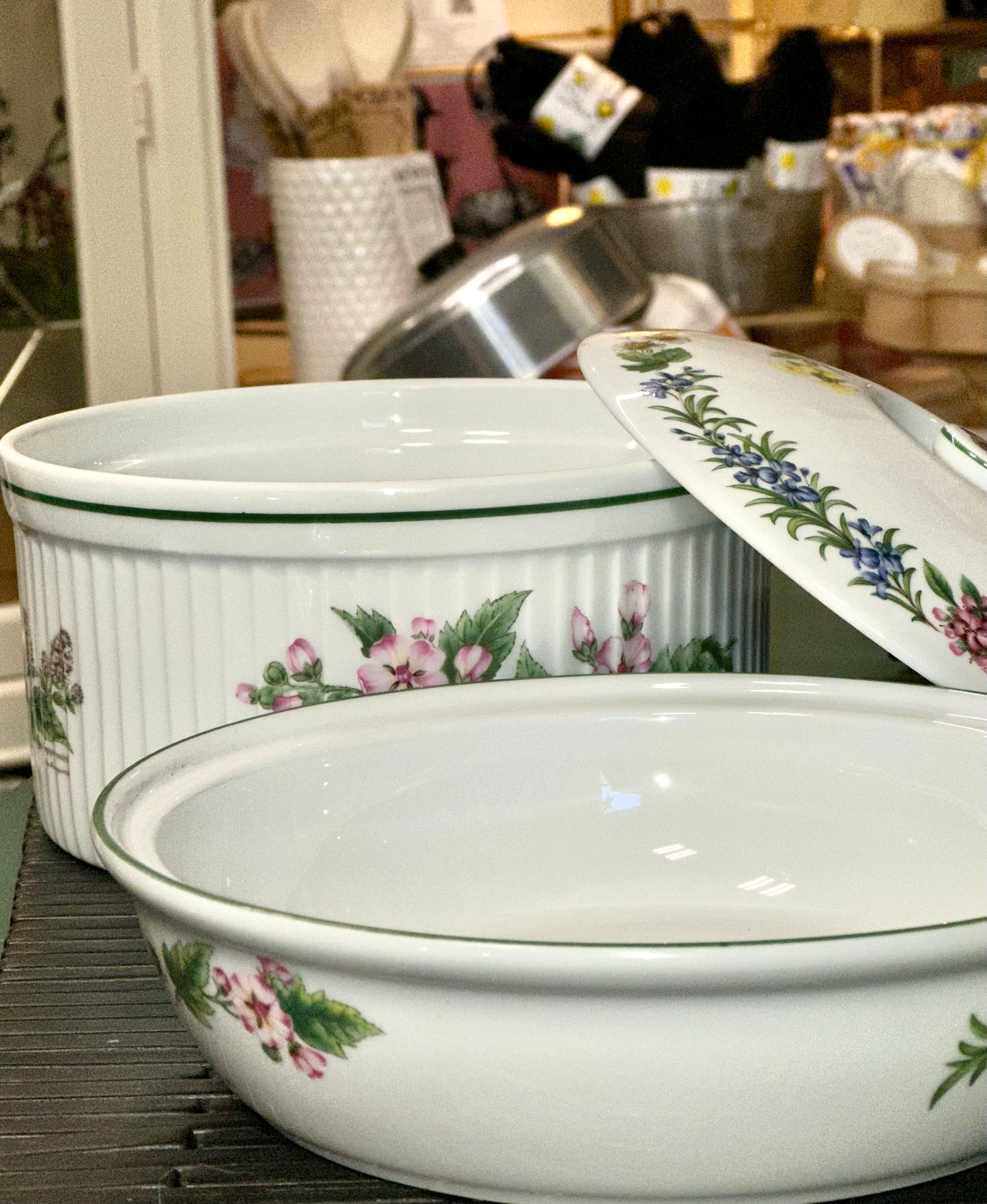 Royal Worcester “Herbs” Covered Casserole Dish