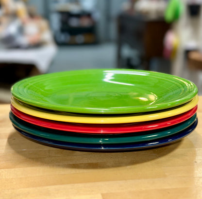 Vintage Multicolor Fiesta-Style Ceramic Plates & Bowls
