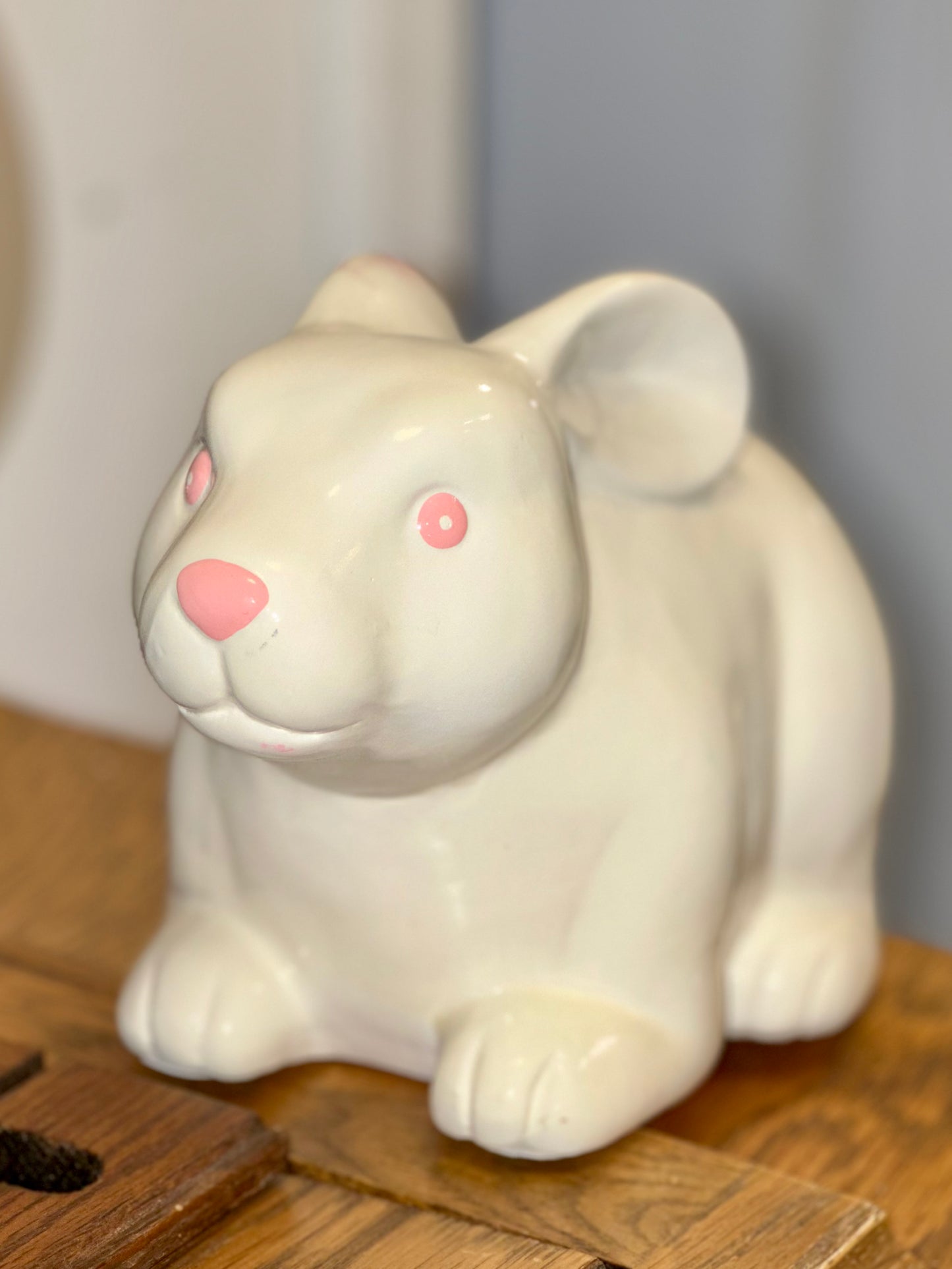 Vintage Ceramic Bunny Money Jar