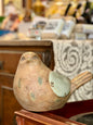 Rustic Vintage Ceramic Bird Figurine