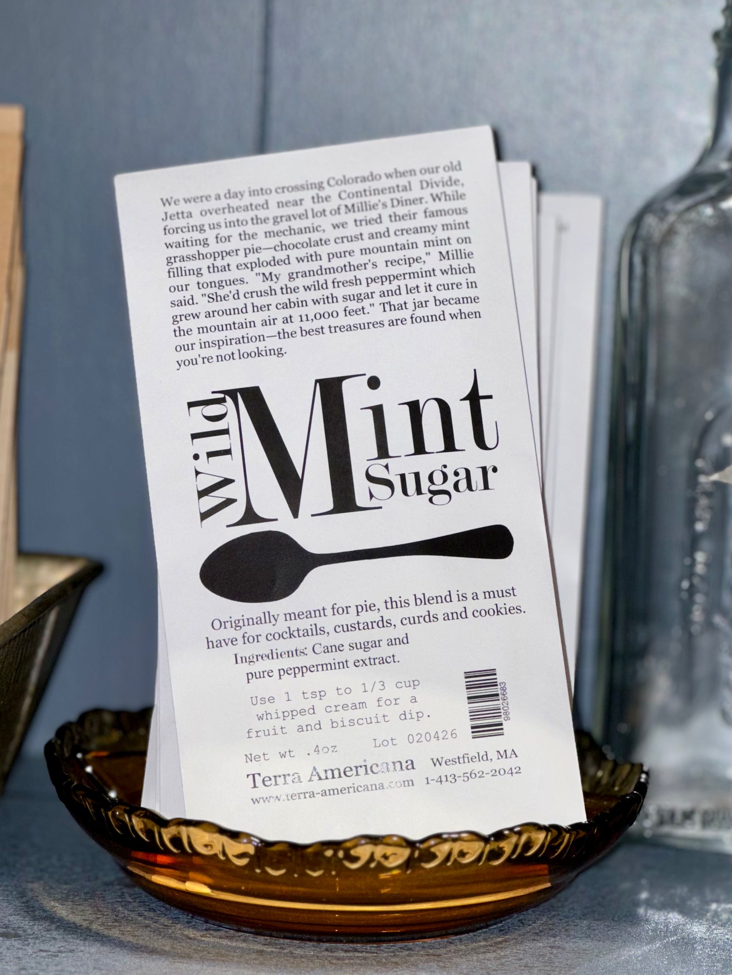 Wild Mint Sugar - Mountain Crafted