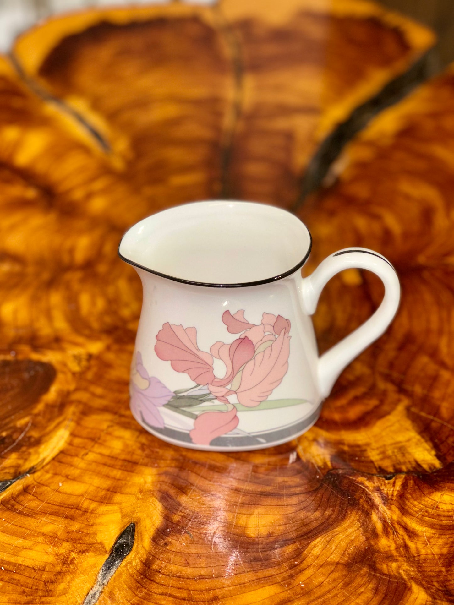 Noritake Japan porcelain mug floral design tabletop
