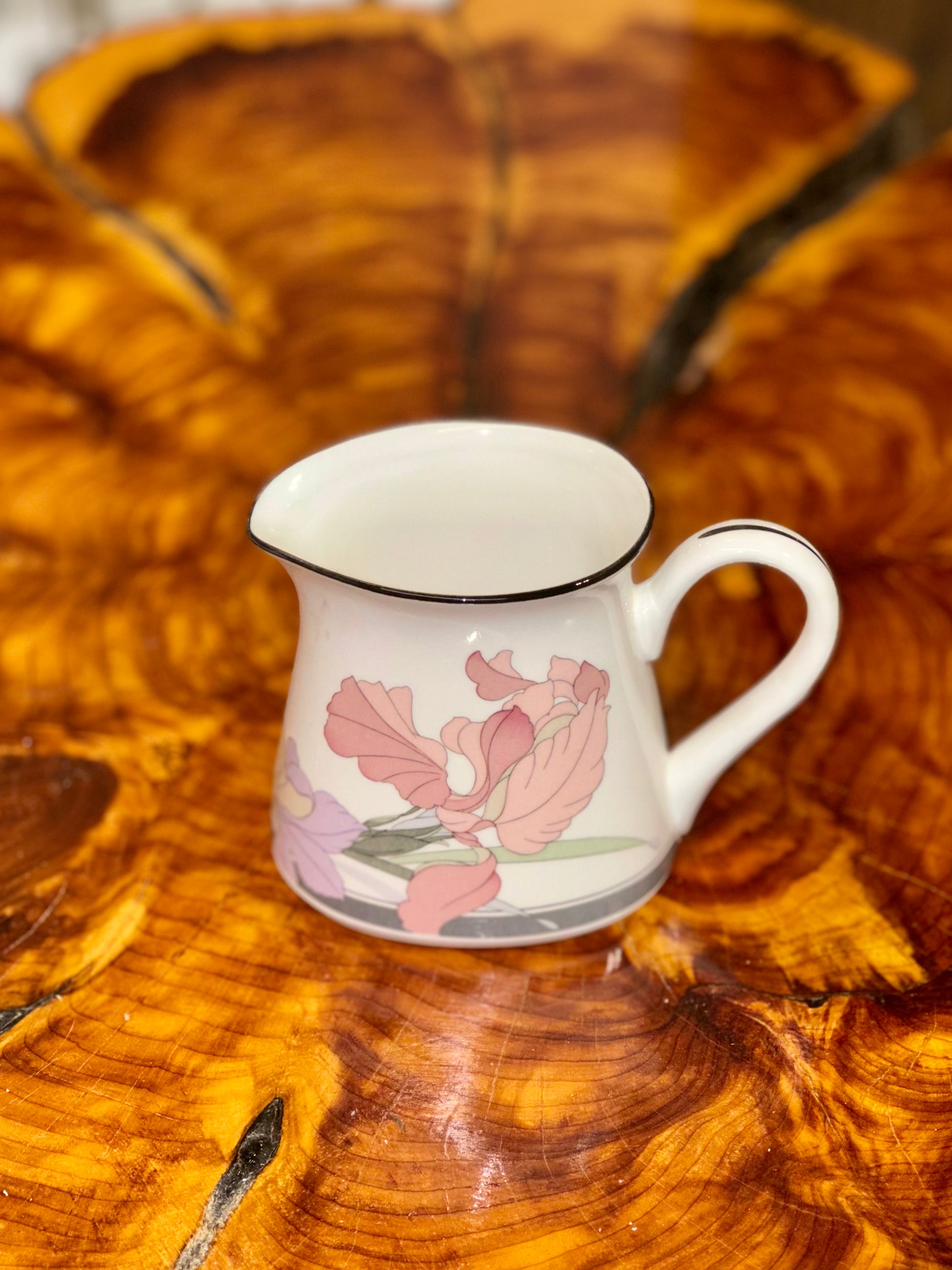 Noritake Japan porcelain mug floral design tabletop