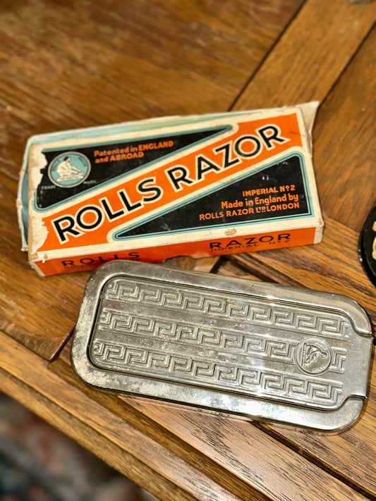 vintage rolls razor imperial no 2 box england safety razor set