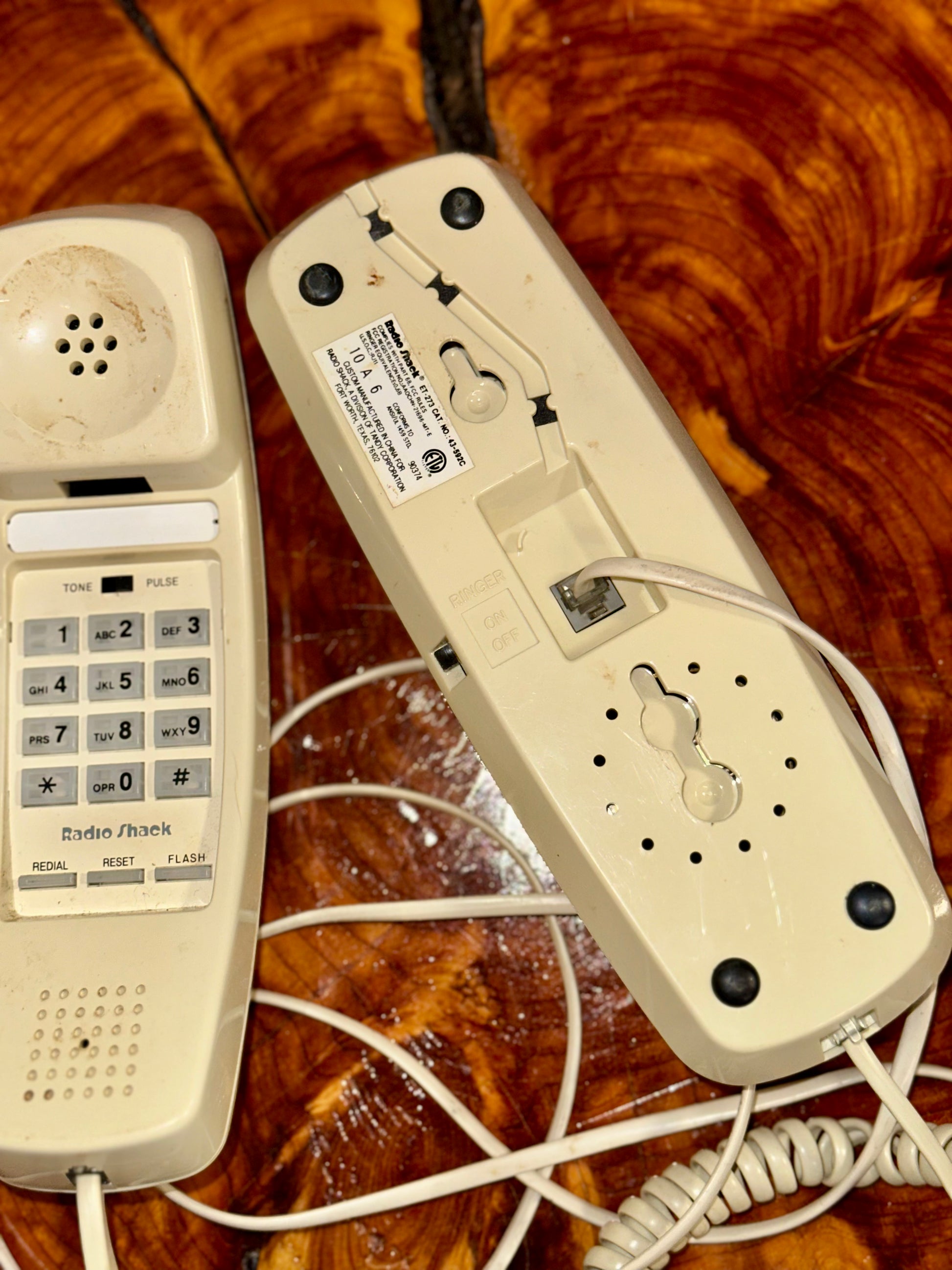 Collectible beige home office telephone