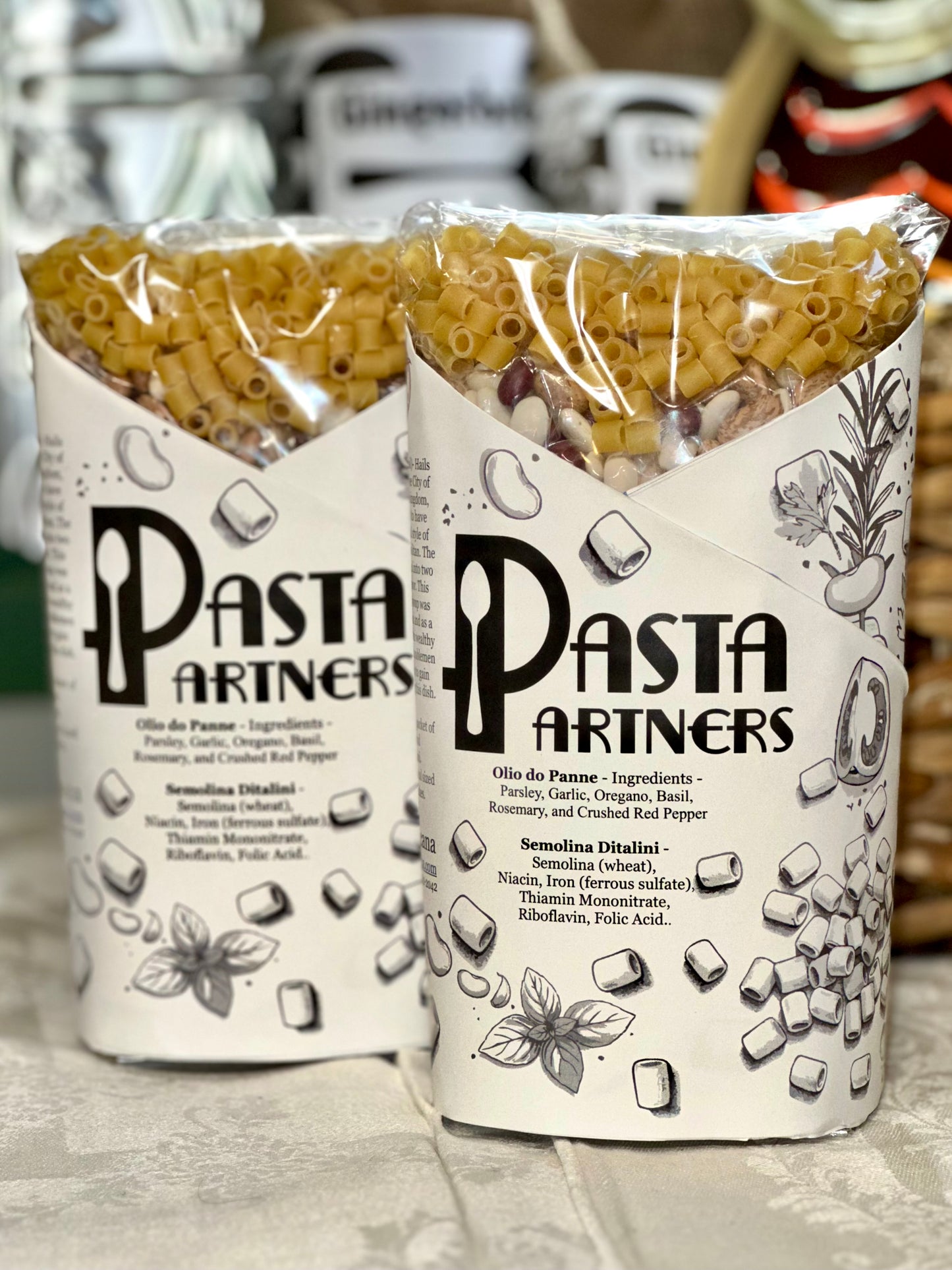 Pasta Partners - Ditalini & Bean Blend for Pasta e Fagioli