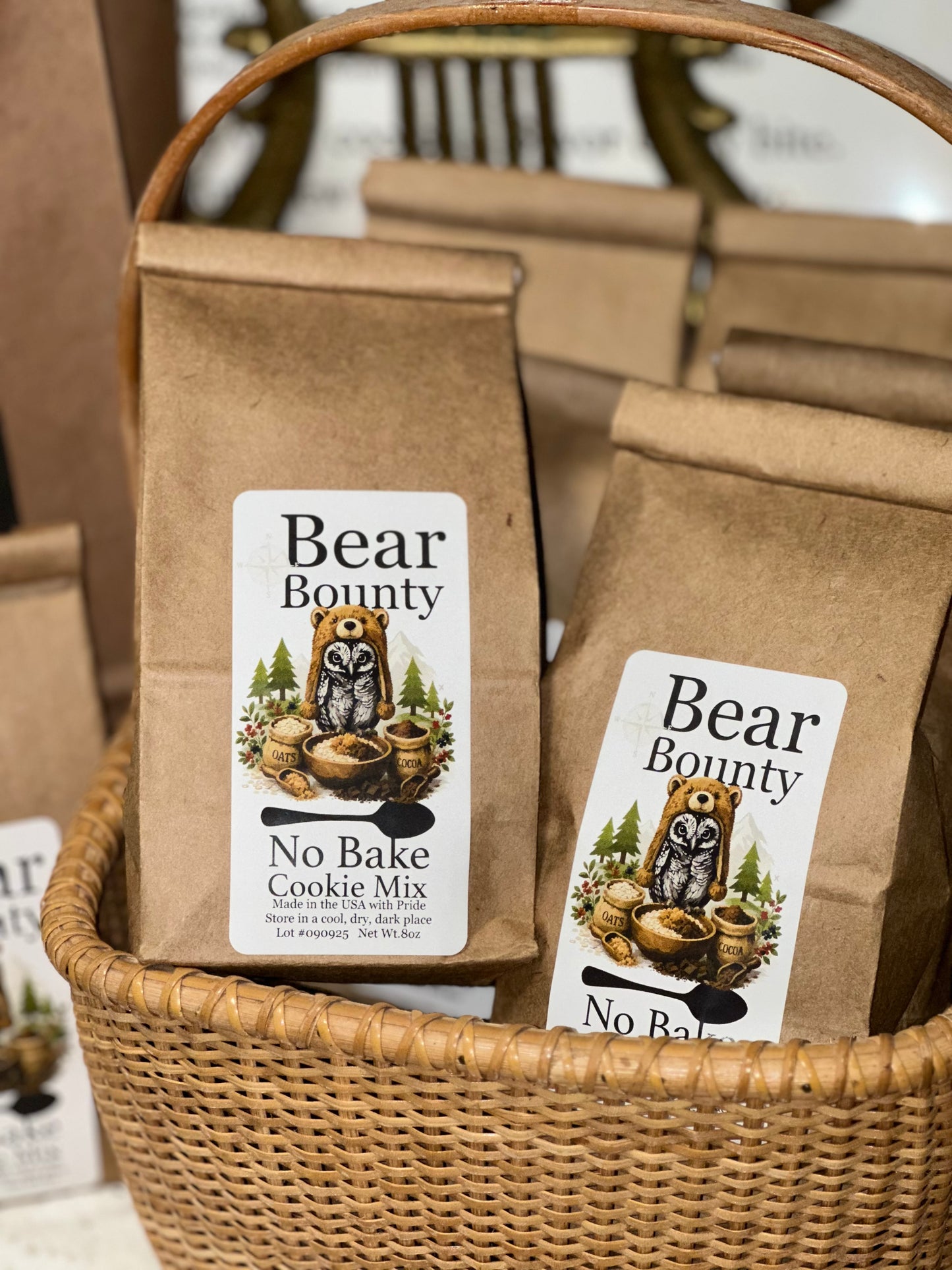Bear Bounty - No Bake Cookies