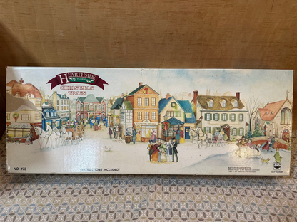 New Bright Hearthside Village Train Set Box Back