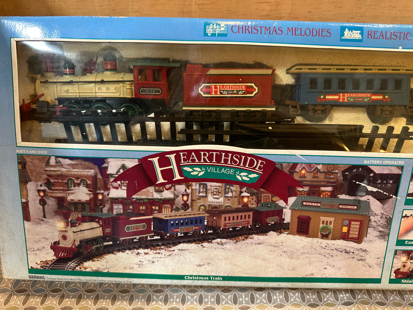 New Bright Holiday Train with Christmas Melodies and Locomotive Sounds