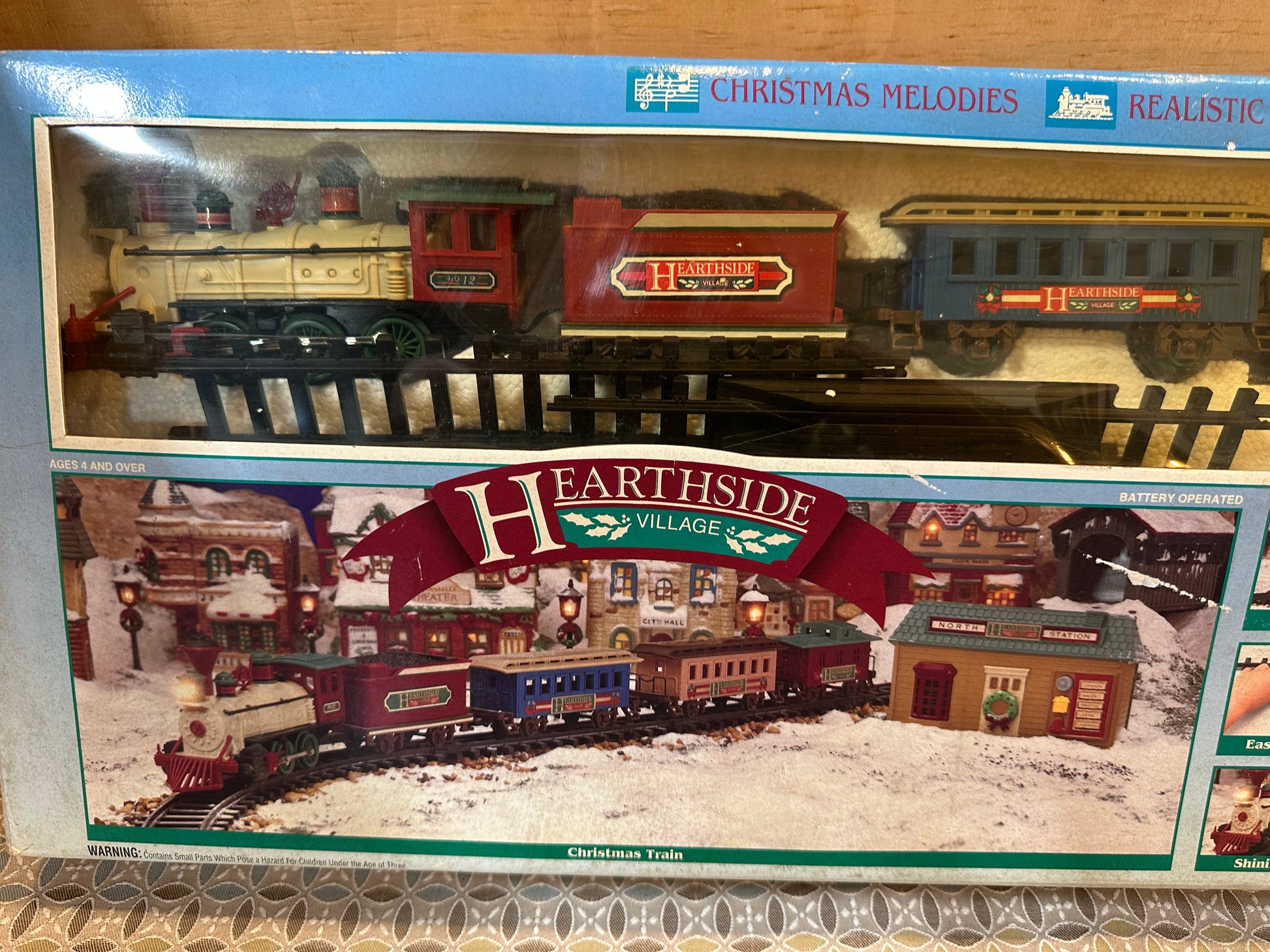 New Bright Holiday Train with Christmas Melodies and Locomotive Sounds