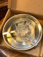 Vintage Chicago Metallic Village Baker Checkerboard Cake Set #2400