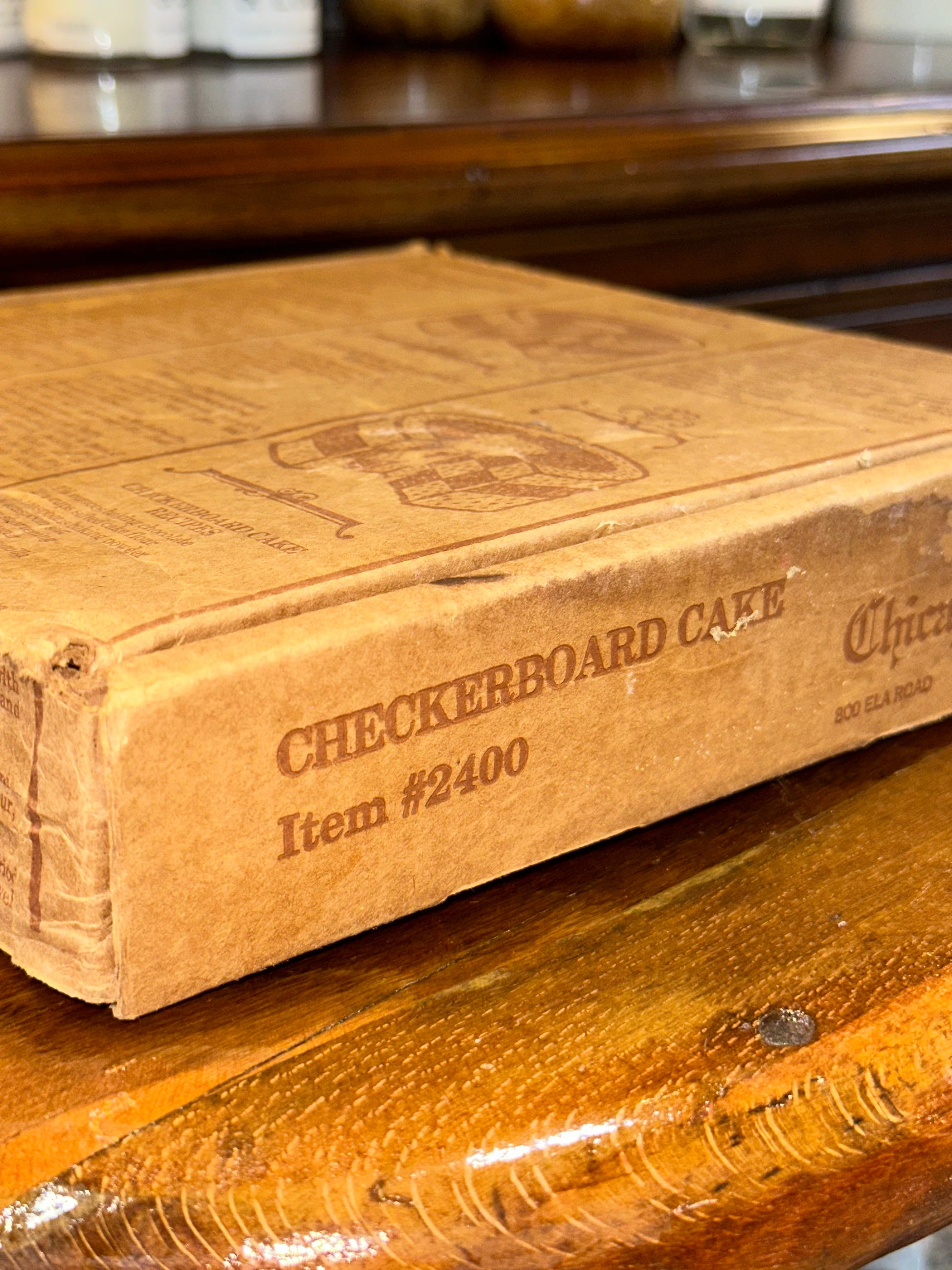 Vintage three 9-inch aluminum checkerboard cake pans