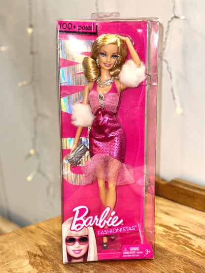 Vintage Barbie Fashionistas Glam Doll in original packaging
