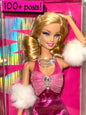 2009 Barbie Fashionistas Glam Doll R9878 in pink sequin dress