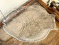 Large clear glass fish dish 13.5 inch