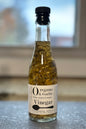 Artisan oregano garlic vinegar with fresh oregano and garlic - gourmet Italian herbal vinegar