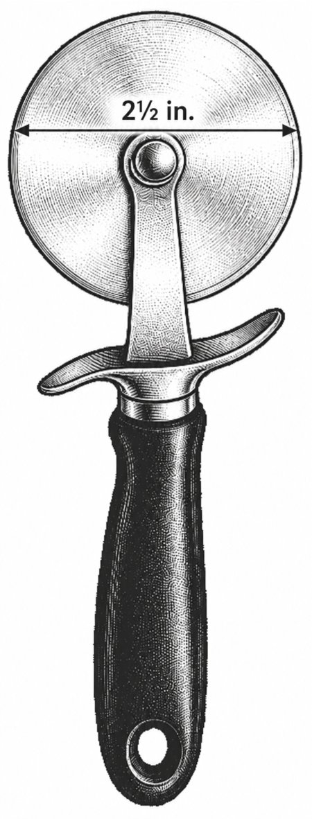 Professional Pizza & Pastry Wheel