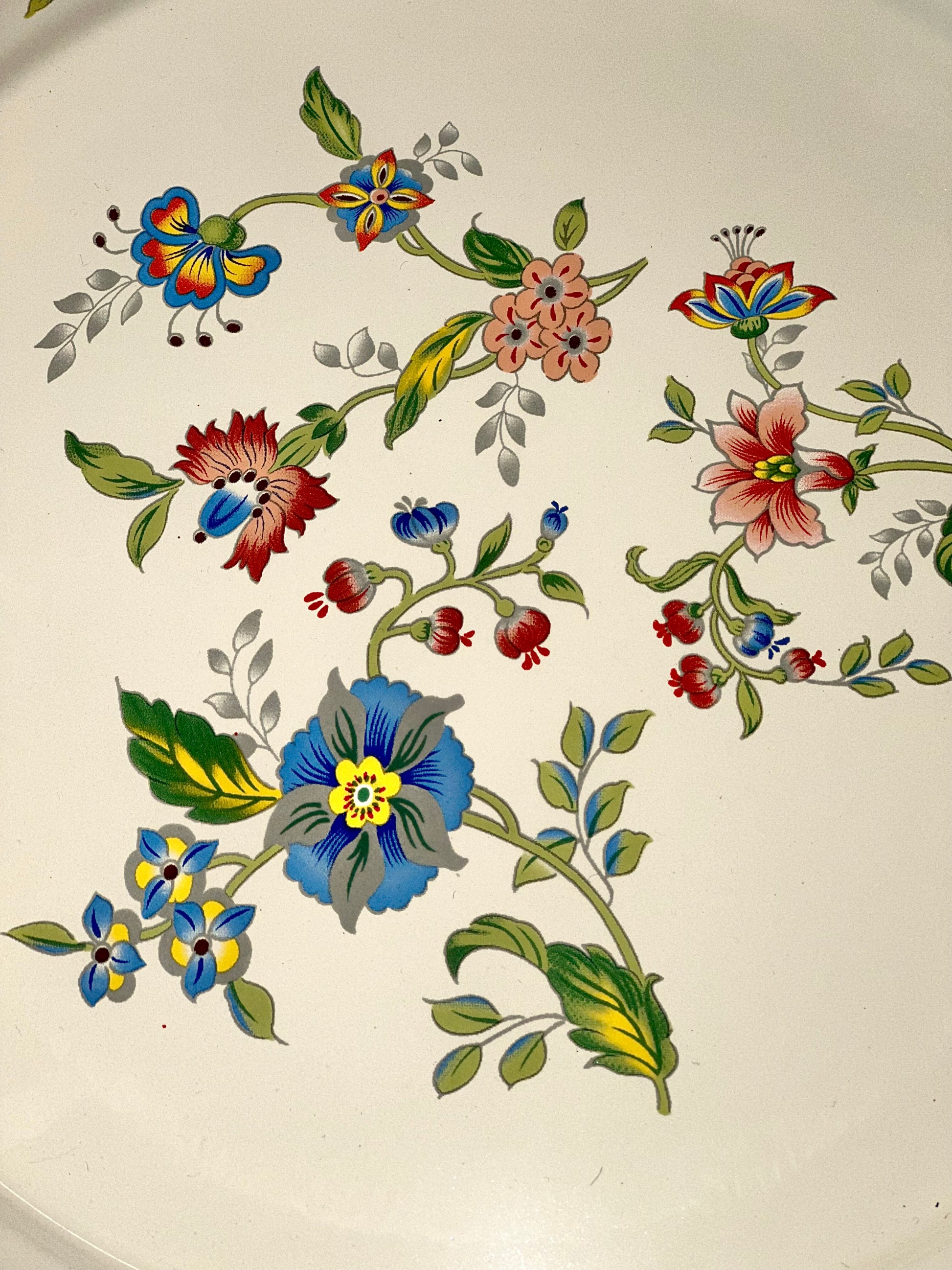 Floral enamelware