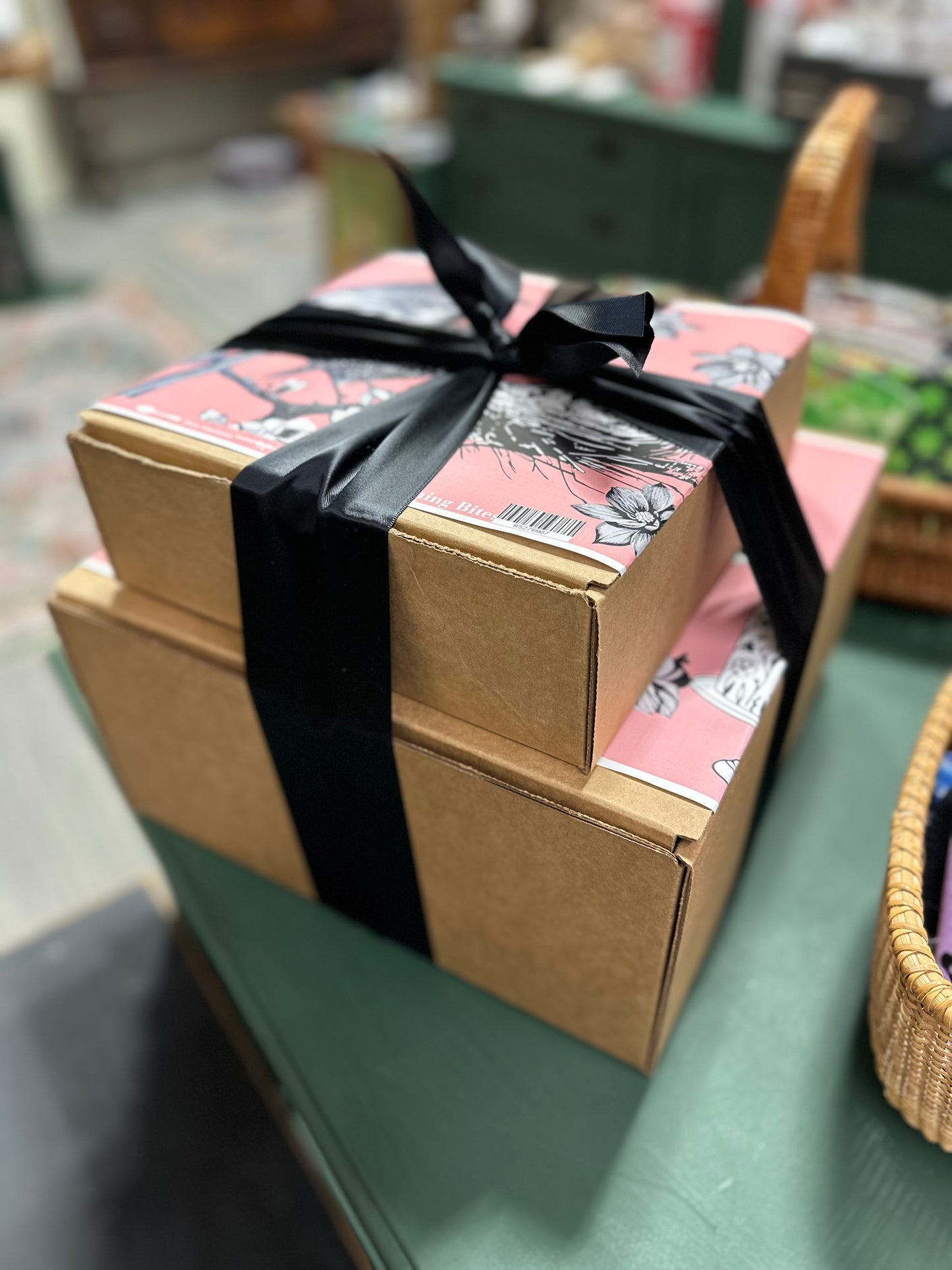 Premium Mother's Day gift box with Let Them Eat Cake collection that moms love